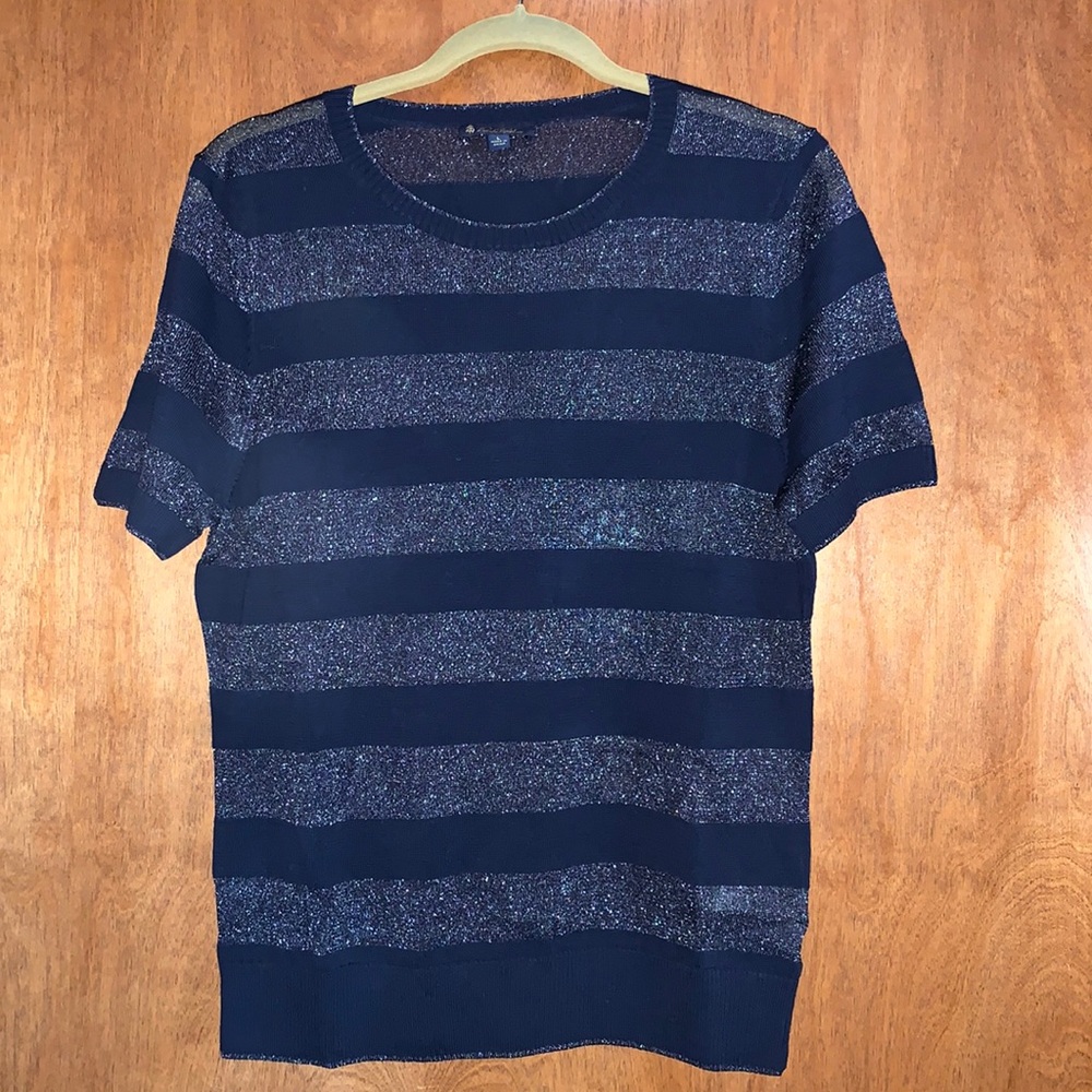 Brooks Brothers Metallic Crewneck Shirt